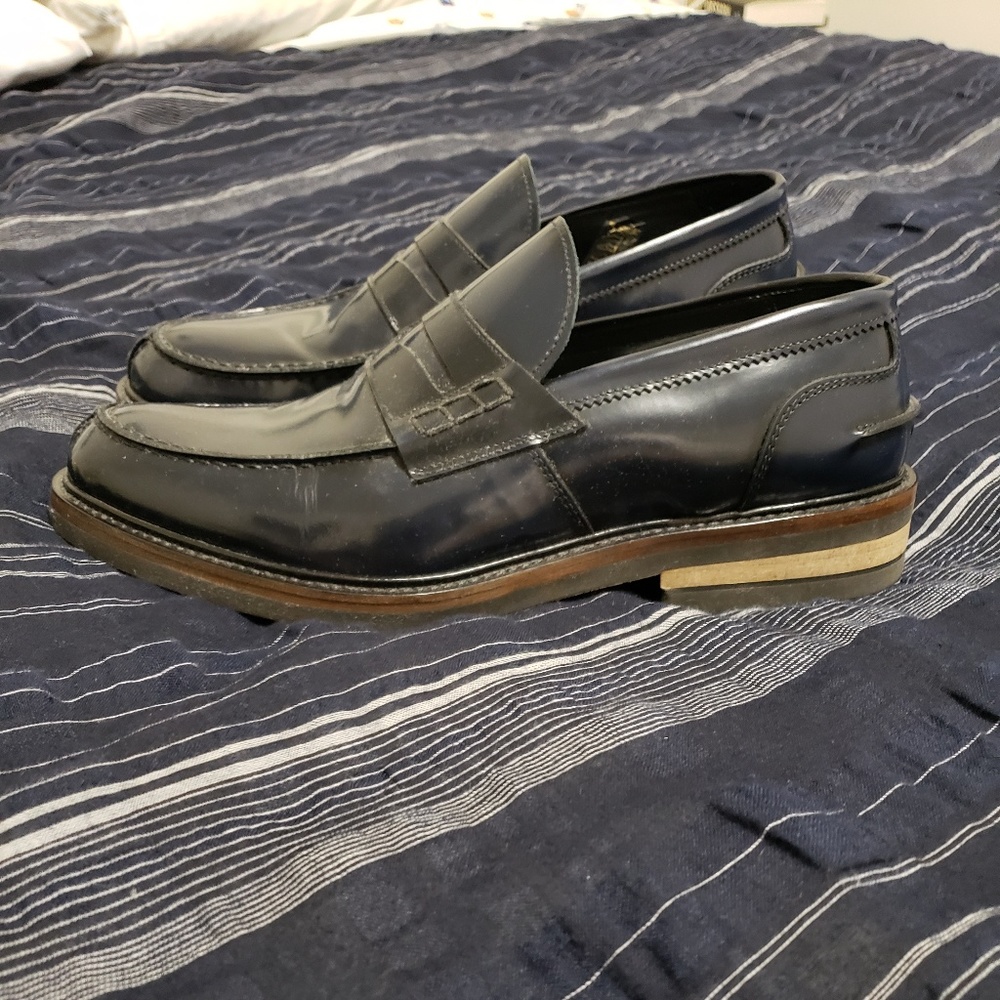 Italian leather loafers
